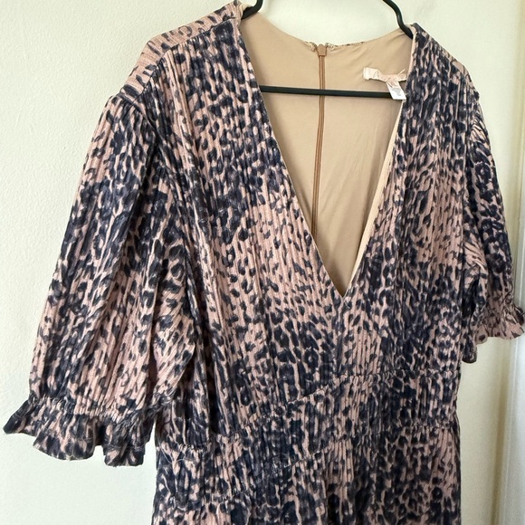 Anthropologie Hutch Adelia Leopard Ruffle Dress - Picture 6 of 6